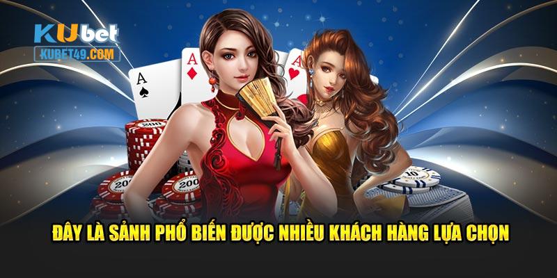 Đây là sảnh phổ biến được nhiều khách hàng lựa chọn